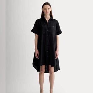 EVERLANE Daytripper Linen dress in black Size Small NWT